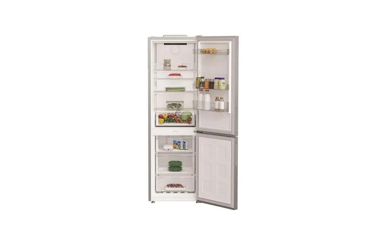 Indesit INK25361S4E Réfrigérateur combiné 316 L Inox – Dual No Frost – 210 L / 106 L – Pose libre