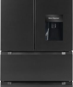 PURELEC FRZ36NM Réfrigérateur multi-portes 539 L Noir Mat – No Frost – 4 portes – Distributeur d'eau – Classe E