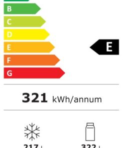 Alternative view of PURELEC FRZ39NM Réfrigérateur multi-portes 539 L Noir Mat – No Frost – 4 portes – Distributeur d'eau – Fabrique à glaçons