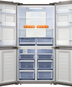 PURELEC FRZ39NM Réfrigérateur multi-portes 539 L Noir Mat – No Frost – 4 portes – Distributeur d'eau – Fabrique à glaçons