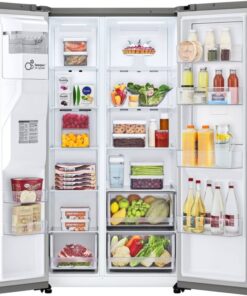 LG GSJV51DSXE Réfrigérateur américain 635 L Inox – Total No Frost – Door-in-Door™ – Distributeur d'eau et glaçons – Classe E – Image 3