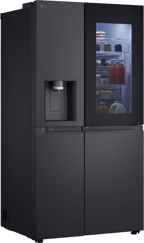 LG GSXE90EVDD Réfrigérateur américain 628 L Noir Acier – Total No Frost – InstaView Door-in-Door – Classe D – Image 4