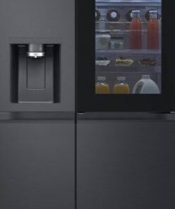 LG GSXE90EVDD Réfrigérateur américain 628 L Noir Acier – Total No Frost – InstaView Door-in-Door – Classe D