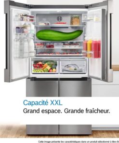 Bosch KAD93AIDP Réfrigérateur américain 562 L Inox – Total No Frost – Distributeur d'eau et glaçons – Classe D – Image 3