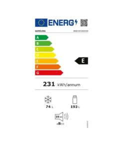 Alternative view of Samsung BRB70F26DES0 Réfrigérateur combiné intégrable 267 L No Frost – SpaceMax – WiFi SmartThings – Classe E
