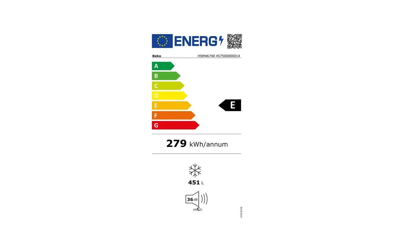 Beko HSM46740 Congélateur coffre 451 L Blanc – MinFrost – 4 étoiles – Classe E – Image 2