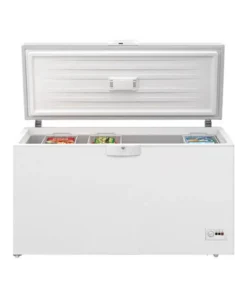 Beko HSM46740 Congélateur coffre 451 L Blanc – MinFrost – 4 étoiles – Classe E
