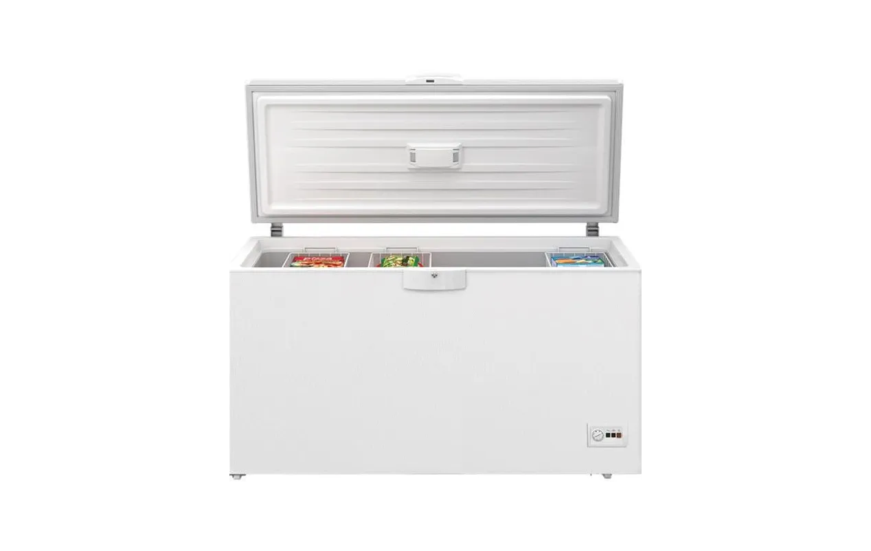 Beko HSM46740 Congélateur coffre 451 L Blanc – MinFrost – 4 étoiles – Classe E
