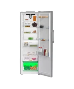 Beko B3RMLNE444HXB Réfrigérateur 1 porte 365 L Métal brossé – Froid ventilé – AeroFlow – HarvestFresh
