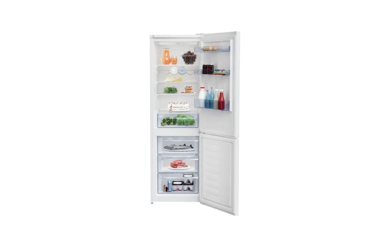 Beko RCSA366K40WN Réfrigérateur combiné 343 L Blanc – MinFrost – Congélateur bas – Pose libre