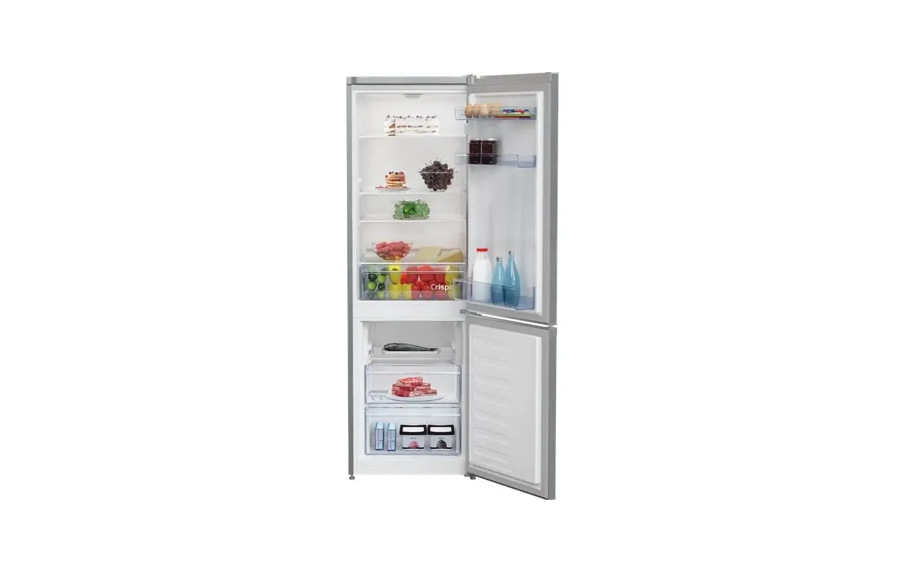 Beko RCSA270K40SN Réfrigérateur combiné 262 L Gris Inox – MinFrost – Congélateur bas – Pose libre – Image 3
