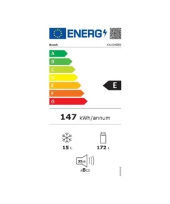 Alternative view of Bosch KIL42NSE0 Réfrigérateur intégrable 1 porte 187 L avec compartiment congélateur 4★ - 122 cm - Classe E