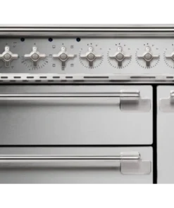 Falcon ELS110DFSS/-EU Elise 110 Piano de cuisson mixte 110 cm - 6 feux gaz - 3 fours électriques - Inox / Nickel brossé – Image 4