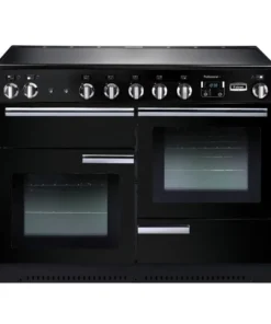Falcon PROP110EIGBC Professional+ 110 Piano de cuisson induction 110 cm - 5 foyers - 2 fours électriques - Gril séparé - Noir/Chrome