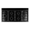 Falcon PROP110DFSSC Professional 110 Piano de cuisson mixte 110 cm - 6 feux gaz - 3 fours électriques - Inox/Chrome – Image 3