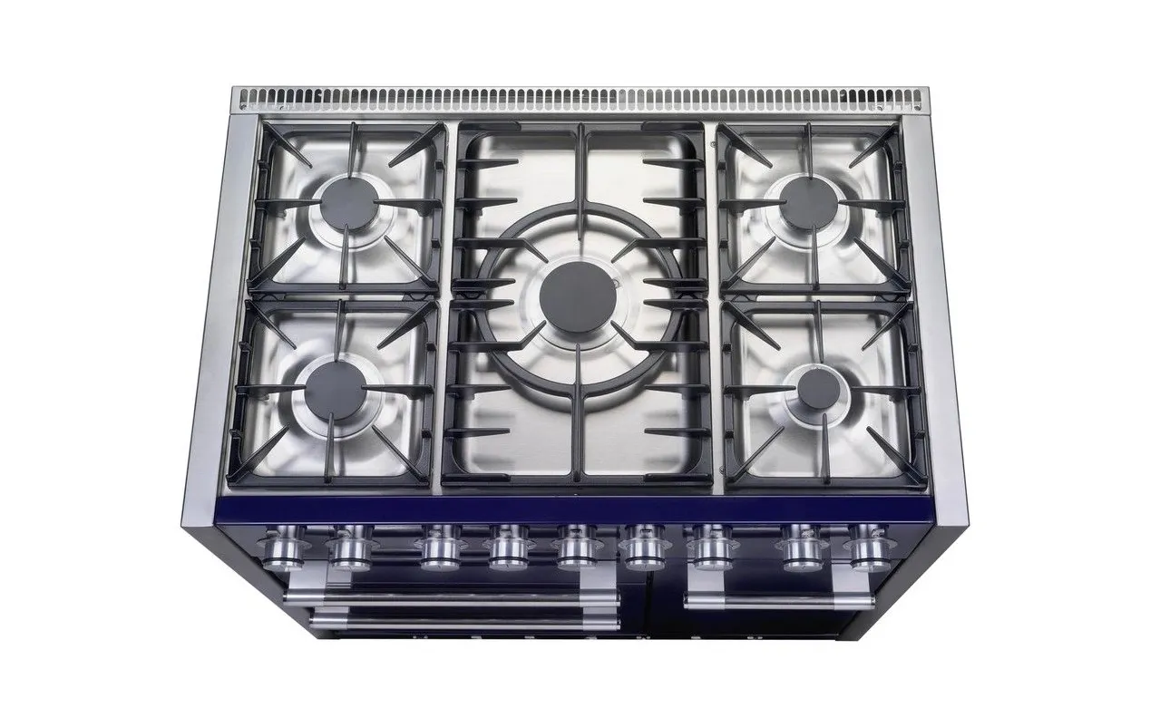Falcon MCY1000DFSS/-EU Mercury 1000 Piano de cuisson mixte 100 cm - 5 feux gaz - 3 fours électriques - Inox / Inox poli – Image 6