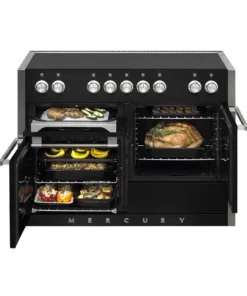 Falcon MCY1000DFSS/-EU Mercury 1000 Piano de cuisson mixte 100 cm - 5 feux gaz - 3 fours électriques - Inox / Inox poli – Image 3