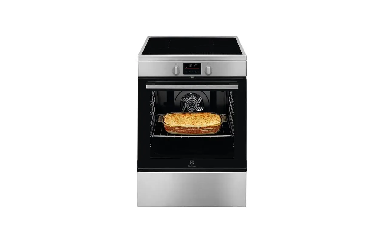 Electrolux LKI64890CX Cuisinière induction 60 cm Inox – 3 zones – Four multifonction 73 L – Pyrolyse – Classe A+