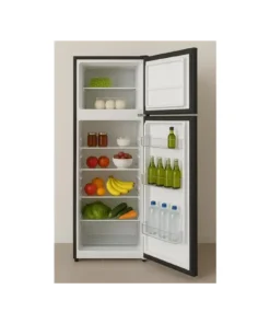 Glem GRF170BK Réfrigérateur 2 portes 212 L Noir – Congélateur 4★ – Froid statique – Pose libre – Image 3