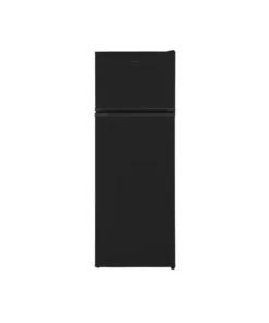 Glem GRF170BK Réfrigérateur 2 portes 212 L Noir – Congélateur 4★ – Froid statique – Pose libre