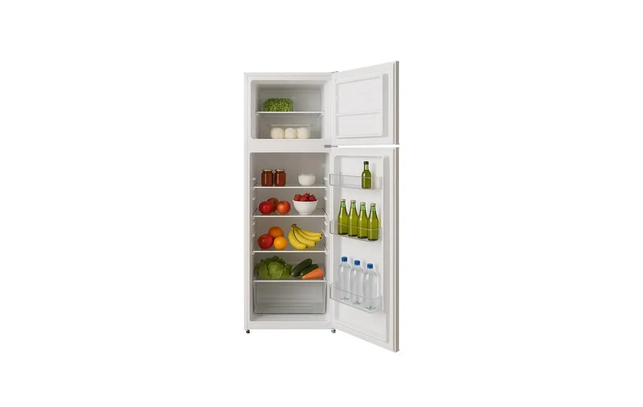 Glem GRF170WH Réfrigérateur 2 portes 212 L Blanc – Congélateur haut 4★ – Pose libre – Froid statique
