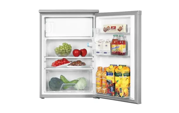 Glem GRT110SI Réfrigérateur table top 113 L Silver – Compartiment congélateur 4★ 16 L – Pose libre
