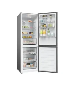 Haier H1DWDNPK186 Réfrigérateur combiné 341 L Silver – Total No Frost – Congélateur bas – Classe D – Image 3