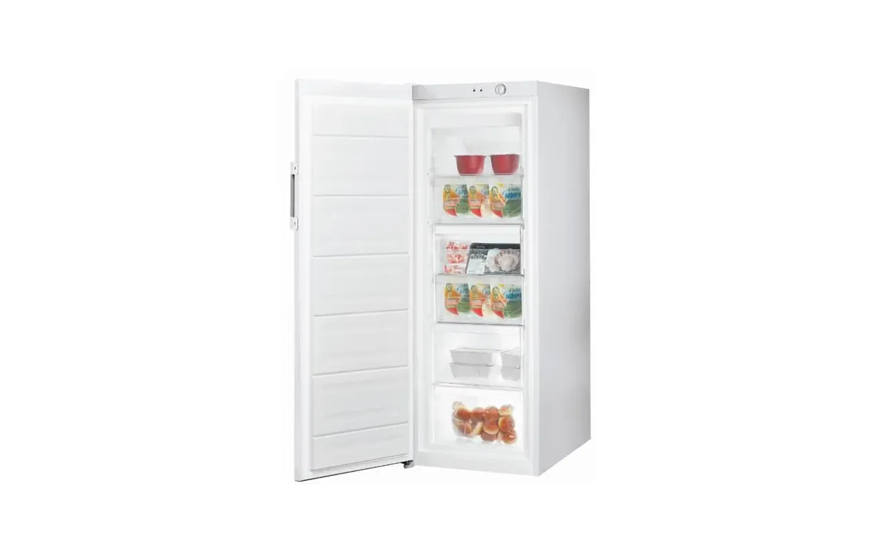 Indesit UI62WFR Congélateur armoire 245 L Blanc – Froid statique – 4 tiroirs – Classe E – Image 4