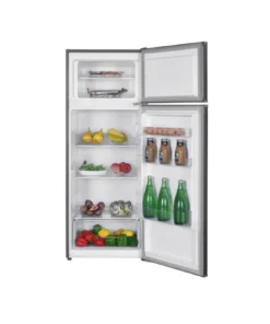 Indesit I55T0412X Réfrigérateur 2 portes 206 L Inox – Congélateur haut 4★ – Froid statique – Pose libre – Image 3