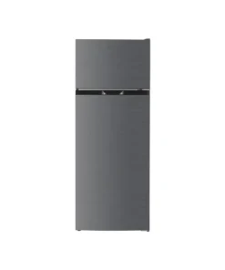 Indesit I55T0412X Réfrigérateur 2 portes 206 L Inox – Congélateur haut 4★ – Froid statique – Pose libre