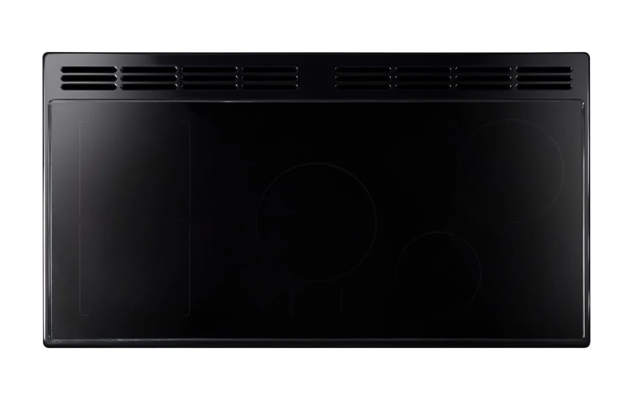 AGA Masterchef Deluxe 110 MDX110EICRM Piano de cuisson induction 110 cm - 5 foyers - 4 cavités de cuisson - Crème / Chrome – Image 6