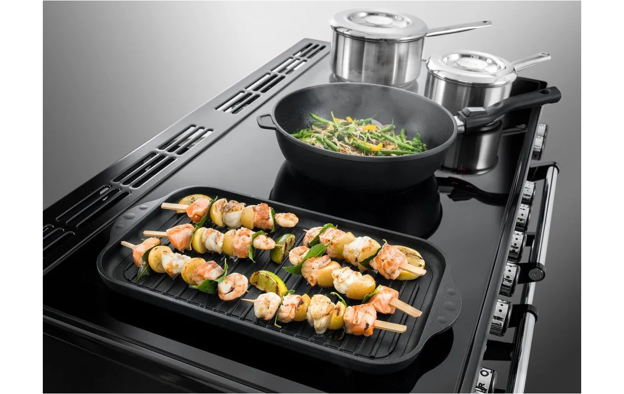 AGA Masterchef Deluxe 110 MDX110EICRM Piano de cuisson induction 110 cm - 5 foyers - 4 cavités de cuisson - Crème / Chrome – Image 5