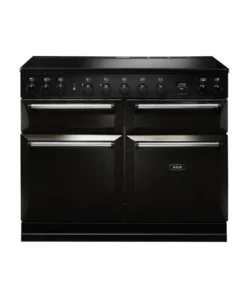 AGA Masterchef Deluxe 110 MDX110EIBLK Piano de cuisson induction 110 cm - 5 foyers - 3 fours électriques - Noir / Chrome