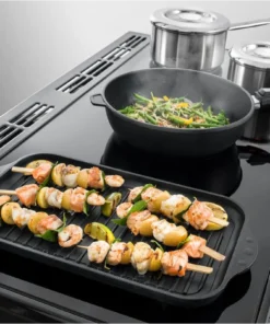 Alternative view of AGA Masterchef Deluxe 110 MDX110EIBLK Piano de cuisson induction 110 cm - 5 foyers - 3 fours électriques - Noir / Chrome