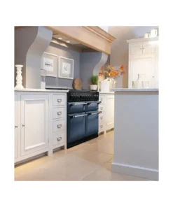 AGA Masterchef Deluxe 110 MDX110DFDAR/-EU Piano de cuisson mixte 110 cm - 5 feux gaz - 4 fours électriques - Bleu Dartmouth / Chrome – Image 3