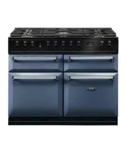 AGA Masterchef Deluxe 110 MDX110DFDAR/-EU Piano de cuisson mixte 110 cm - 5 feux gaz - 4 fours électriques - Bleu Dartmouth / Chrome