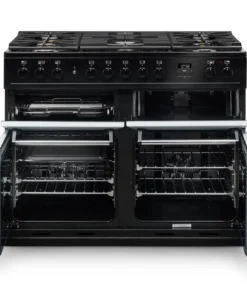 AGA Masterchef Deluxe 110 MDX110DFCBY-EU Piano de cuisson mixte 110 cm - 5 feux gaz - 4 fours électriques - Rouge Airelle / Chrome – Image 3