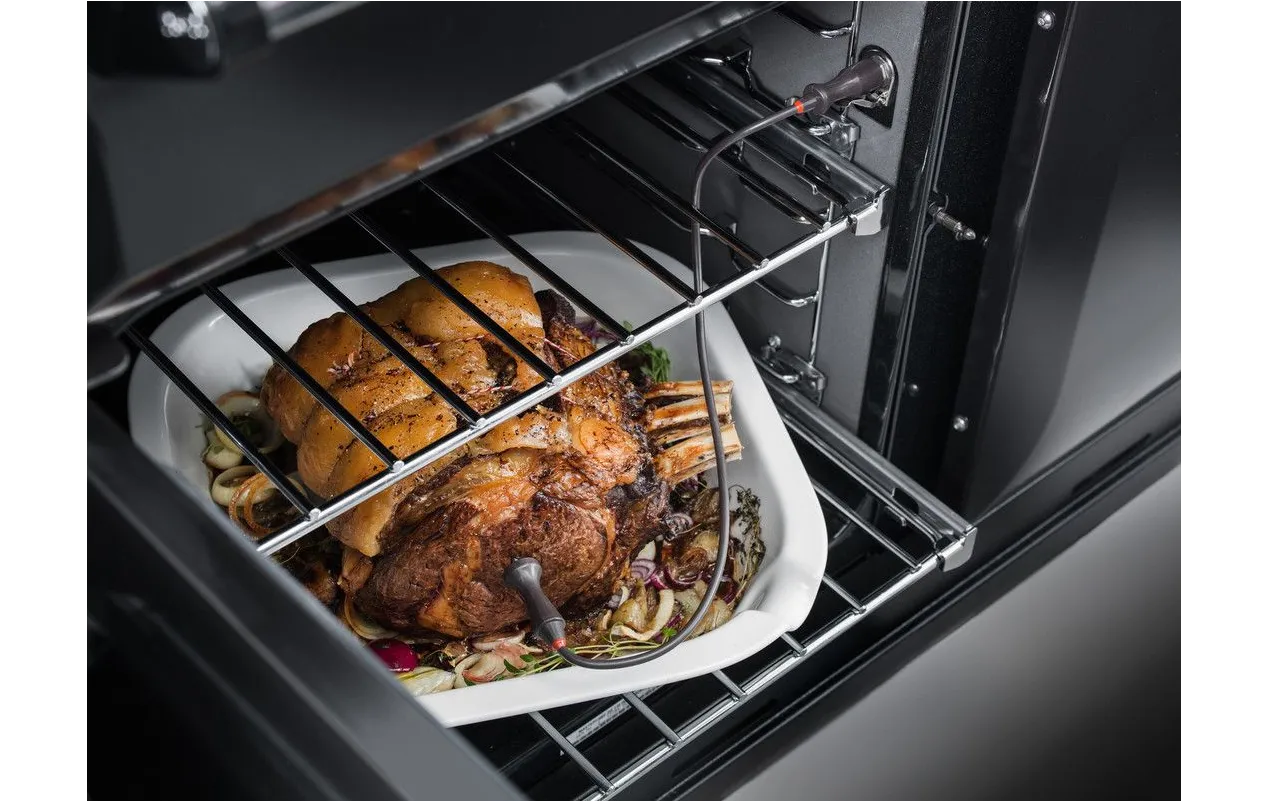 AGA Masterchef Deluxe 90 MDX90DFPAS-EU Piano de cuisson mixte 90 cm - 5 feux gaz - 3 fours électriques - Gris Perle / Chrome – Image 4