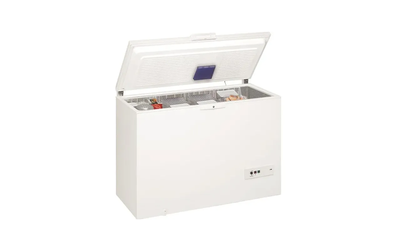 Whirlpool WHM4612 Congélateur coffre 437 L Blanc – Froid statique – Congélation rapide – Classe E