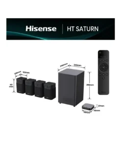 HISENSE HT SATURN – Home Cinéma 4.1.2 720W Dolby Atmos avec Caisson Sans Fil et Enceintes Surround – Image 4