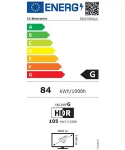Alternative view of LG 55UA75006LA – TV LED 55 Pouces 4K UHD Smart TV webOS 25 avec IA