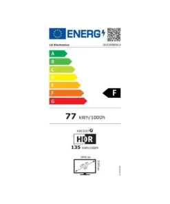 Alternative view of LG OLED55B56LA – TV OLED evo AI 55" 4K UHD Smart TV webOS 120 Hz Dolby Vision