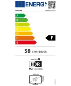 Alternative view of PHILIPS 50PUS8550/12 – TV QLED 50" 4K UHD Ambilight Smart TV Titan OS HDR10+