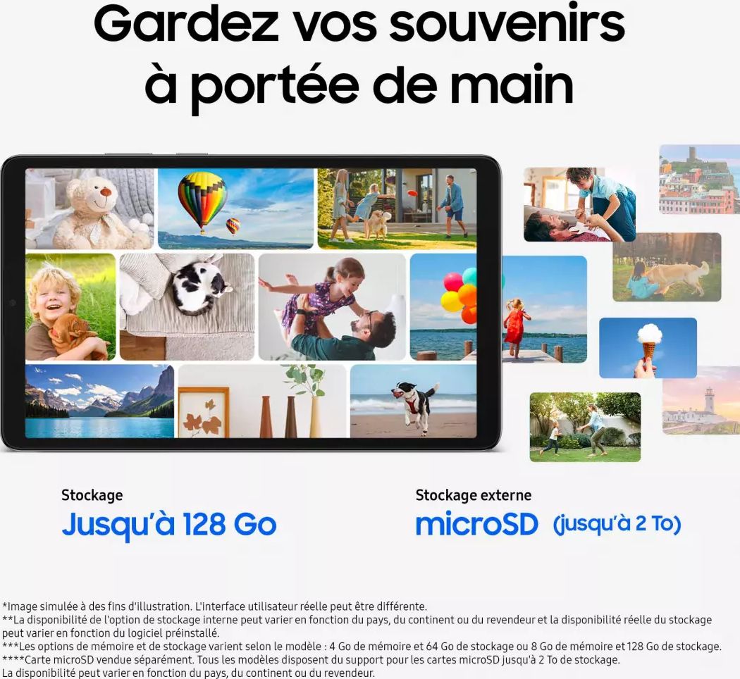 Samsung Galaxy Tab A11 8,7" 4G LTE 64Go Gris – Image 3
