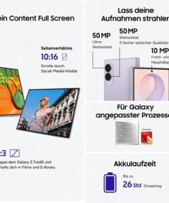 Samsung Galaxy Z Fold8 256 Go Graphite 5G Smartphone pliable 7,6 pouces Snapdragon 8 Elite – Image 3